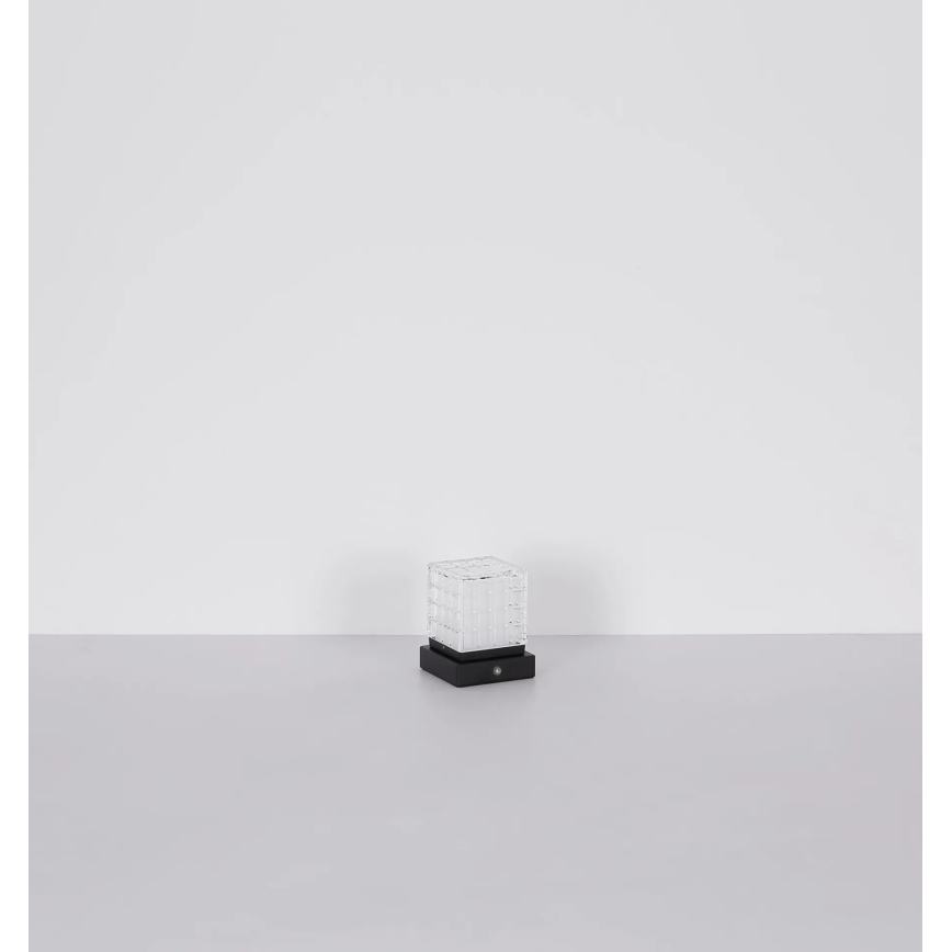 Globo - LED Prigušiva stolna lampa na dodir LED/2,5W/3,7V 2700K/4000K/6500K 1800 mAh USB crna
