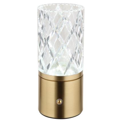 Globo - LED Prigušiva stolna lampa na dodir LED/2,5W/3,7V 2700K/4000K/6500K 1800 mAh USB zlatna