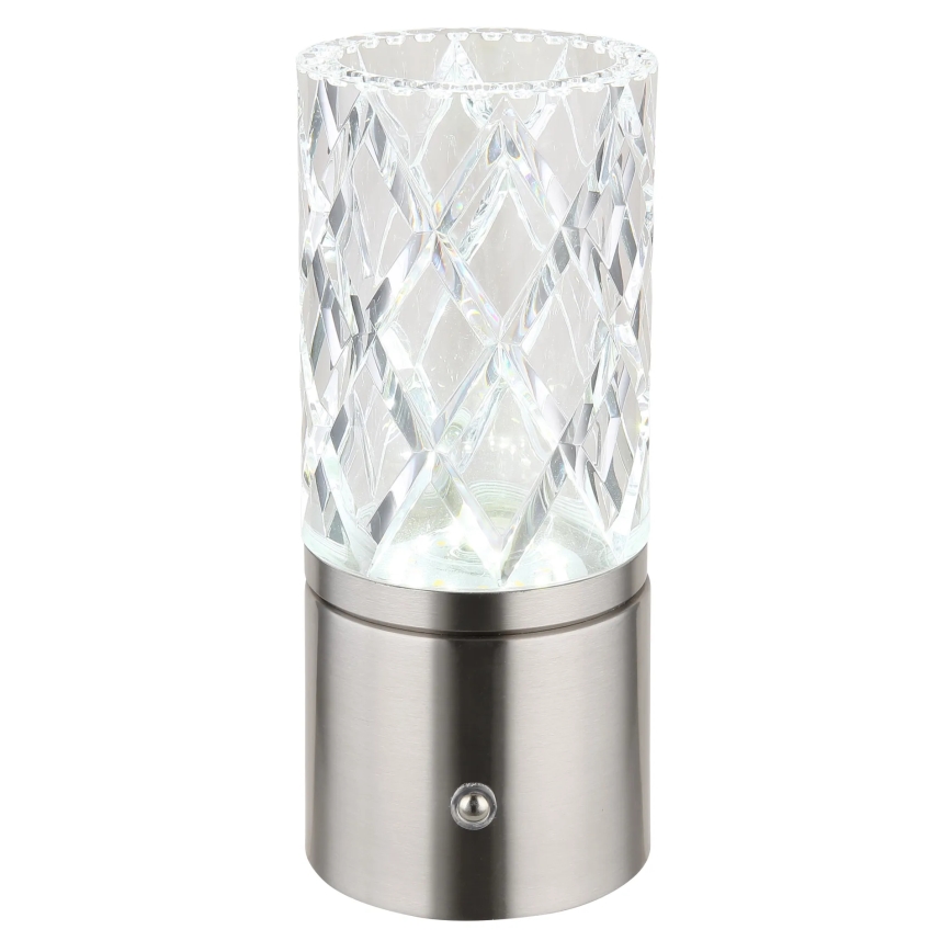 Globo - LED Prigušiva stolna lampa na dodir LED/2,5W/3,7V 2700K/4000K/6500K 1800 mAh USB mat krom