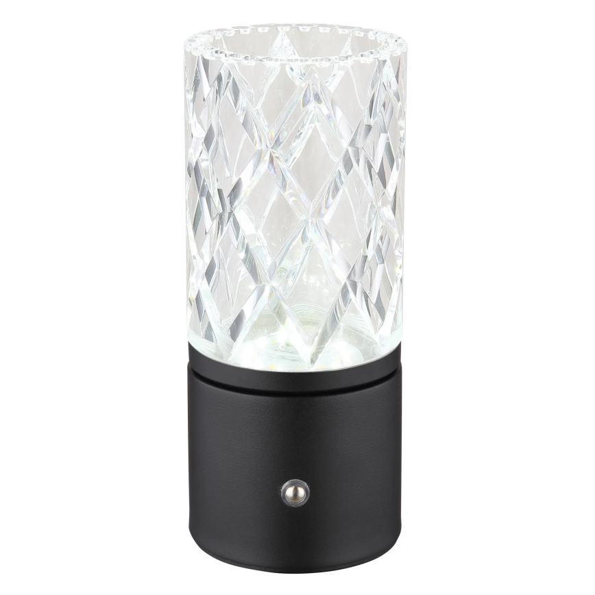 Globo - LED Prigušiva stolna lampa na dodir LED/2,5W/3,7V 2700K/4000K/6500K 1800 mAh USB crna