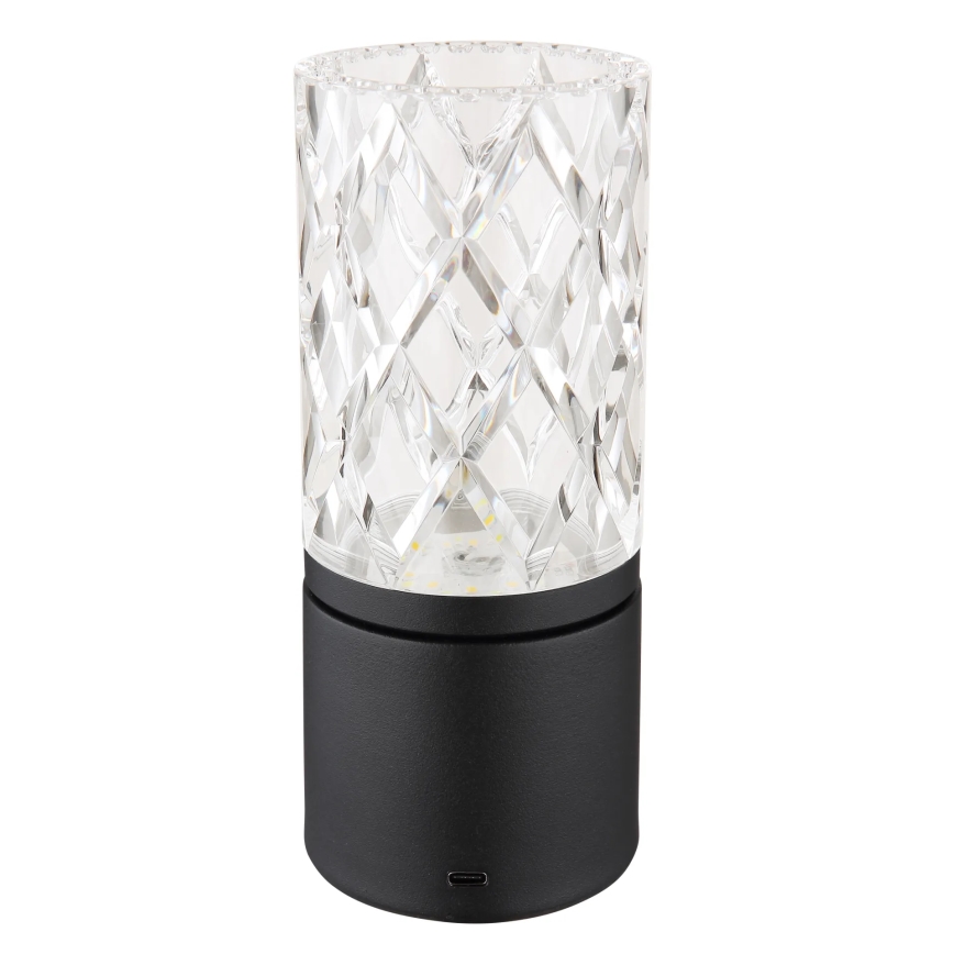 Globo - LED Prigušiva stolna lampa na dodir LED/2,5W/3,7V 2700K/4000K/6500K 1800 mAh USB crna
