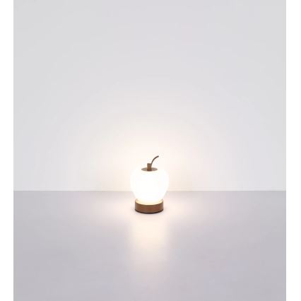 Globo - LED Prigušiva stolna lampa na dodir LED/2W/3,7V 2700K/4000K/6500K 1200 mAh USB smeđa