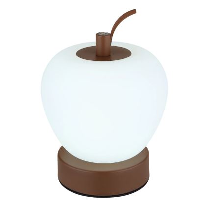 Globo - LED Prigušiva stolna lampa na dodir LED/2W/3,7V 2700K/4000K/6500K 1200 mAh USB smeđa