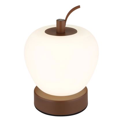 Globo - LED Prigušiva stolna lampa na dodir LED/2W/3,7V 2700K/4000K/6500K 1200 mAh USB smeđa