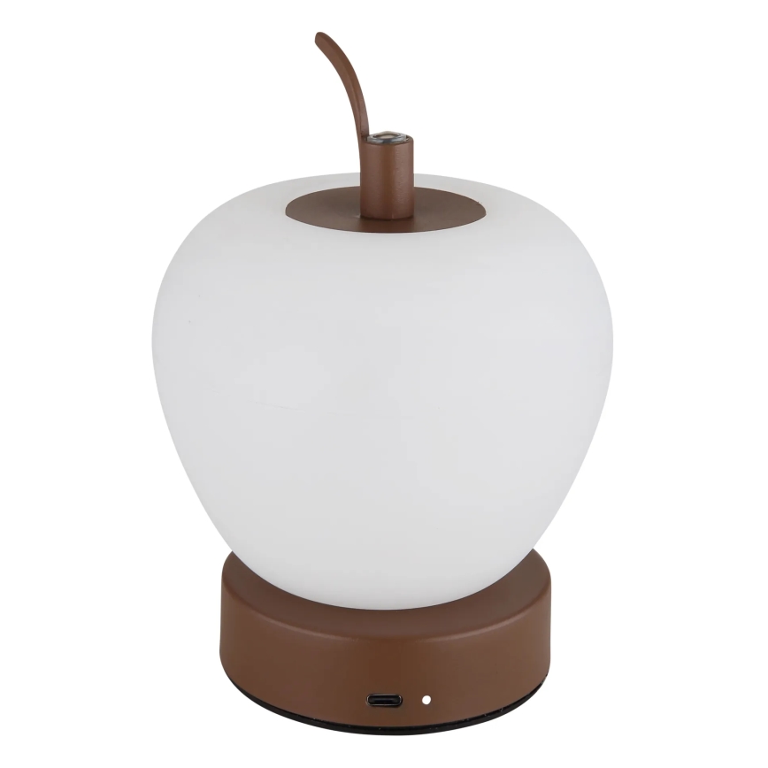 Globo - LED Prigušiva stolna lampa na dodir LED/2W/3,7V 2700K/4000K/6500K 1200 mAh USB smeđa