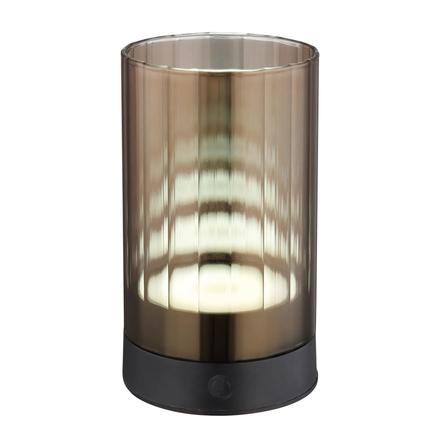 Globo - LED Vanjska prigušiva punjiva dodirna stolna lampa LED/2W/3,7V 2700/4000/6500K 1200mAh IP44 smeđa