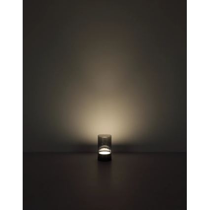 Globo - LED Vanjska prigušiva punjiva dodirna stolna lampa LED/2W/3,7V 2700/4000/6500K 1200mAh IP44 siva