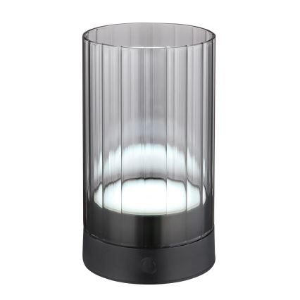 Globo - LED Vanjska prigušiva punjiva dodirna stolna lampa LED/2W/3,7V 2700/4000/6500K 1200mAh IP44 siva