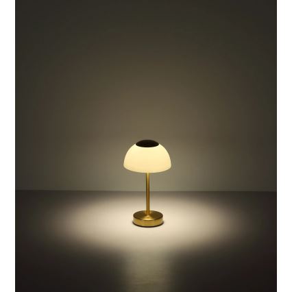 Globo - LED Prigušiva punjiva stolna lampa LED/2,5W/5V 1800mAh 2700K/4000K/6500K mesing