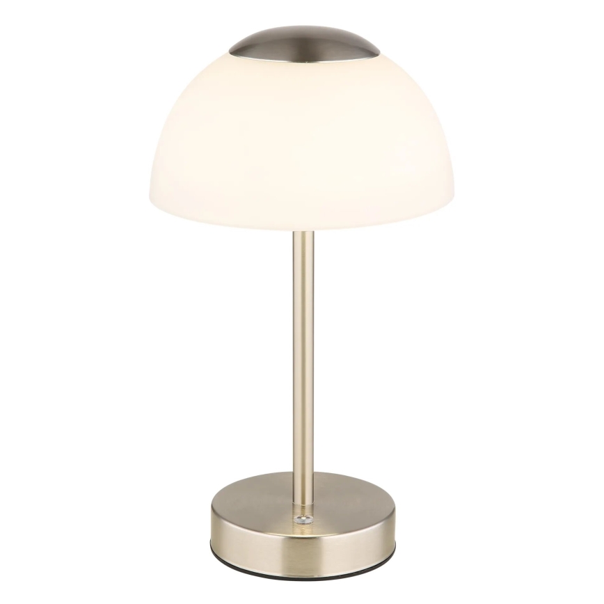 Globo - LED Prigušiva punjiva stolna lampa LED/2,5W/5V 1800mAh 2700K/4000K/6500K mat krom