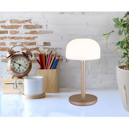 Globo - LED Punjiva stolna lampa LED/1,5W/3,7V 3000/4200/6000K 1800mAh smeđa