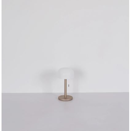 Globo - LED Punjiva stolna lampa LED/1,5W/3,7V 3000/4200/6000K 1800mAh smeđa