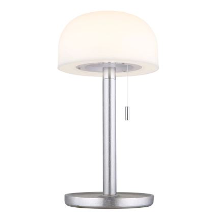 Globo - LED Punjiva stolna lampa LED/1,5W/3,7V 3000/4200/6000K 1800mAh srebrna