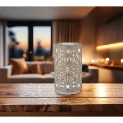Globo - LED RGB Dodirna punjiva stolna lampa LED/1W/5V 500 mAh smeđa
