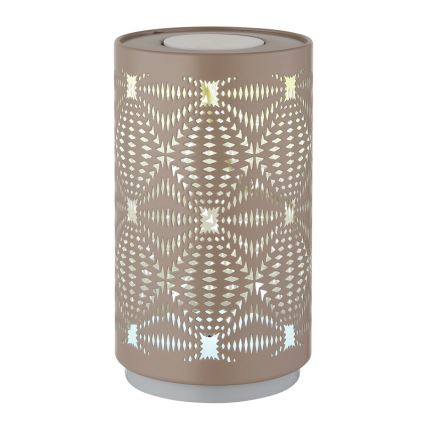 Globo - LED RGB Dodirna punjiva stolna lampa LED/1W/5V 500 mAh smeđa