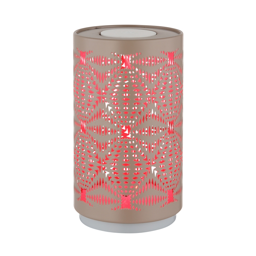 Globo - LED RGB Dodirna punjiva stolna lampa LED/1W/5V 500 mAh smeđa