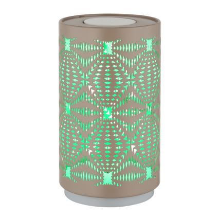 Globo - LED RGB Dodirna punjiva stolna lampa LED/1W/5V 500 mAh smeđa