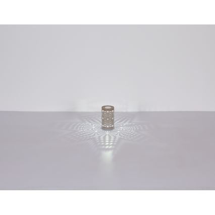 Globo - LED RGB Dodirna punjiva stolna lampa LED/1W/5V 500 mAh smeđa