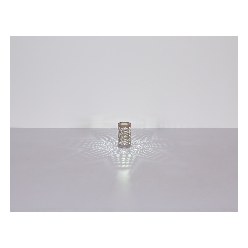 Globo - LED RGB Dodirna punjiva stolna lampa LED/1W/5V 500 mAh smeđa