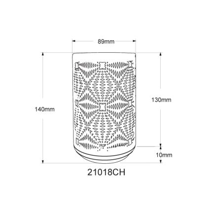 Globo - LED RGB Dodirna punjiva stolna lampa LED/1W/5V 500 mAh smeđa