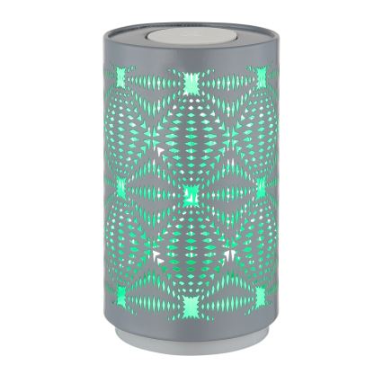 Globo - LED RGB Dodirna punjiva stolna lampa LED/1W/5V 500 mAh siva