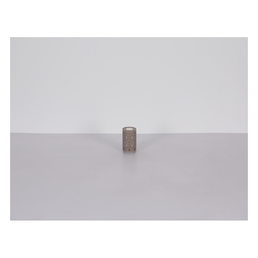 Globo - LED RGB Dodirna punjiva stolna lampa LED/1W/5V 500 mAh siva