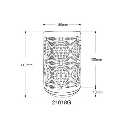 Globo - LED RGB Dodirna punjiva stolna lampa LED/1W/5V 500 mAh siva