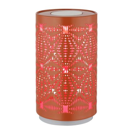 Globo - LED RGB Dodirna punjiva stolna lampa LED/1W/5V 500 mAh bakrena