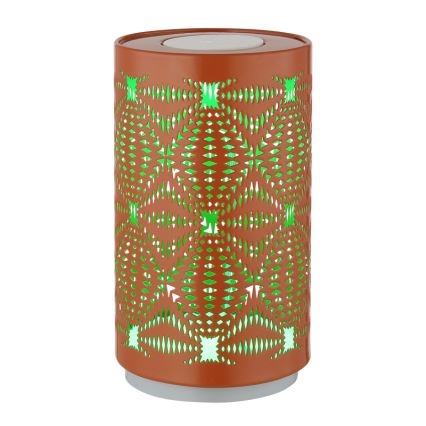 Globo - LED RGB Dodirna punjiva stolna lampa LED/1W/5V 500 mAh bakrena