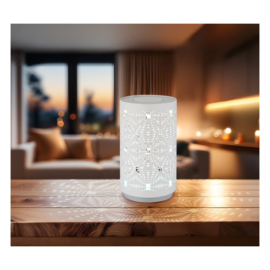 Globo - LED RGB Dodirna punjiva stolna lampa LED/1W/5V 500 mAh bijela