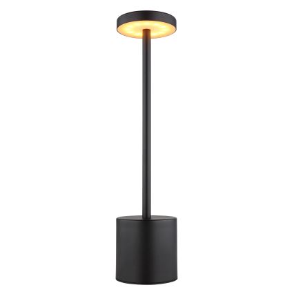 Globo - LED Prigušiva stolna lampa na dodir LED/1,2W/3,7V 2000K/3500K/7000K 1200 mAh USB crna