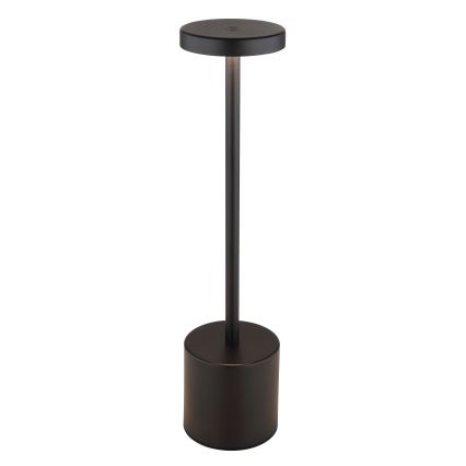Globo - LED Prigušiva stolna lampa na dodir LED/1,2W/3,7V 2000K/3500K/7000K 1200 mAh USB crna