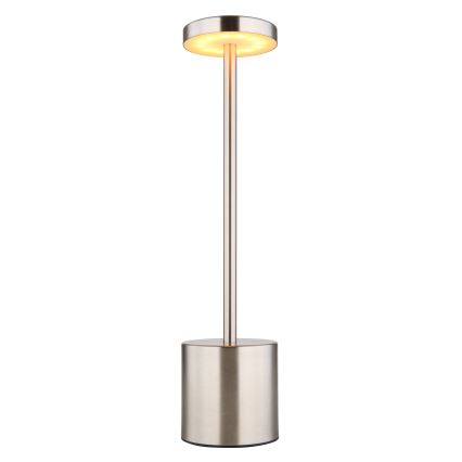 Globo - LED Prigušiva stolna lampa na dodir LED/1,2W/3,7V 2000K/3500K/7000K 1200 mAh USB mat krom