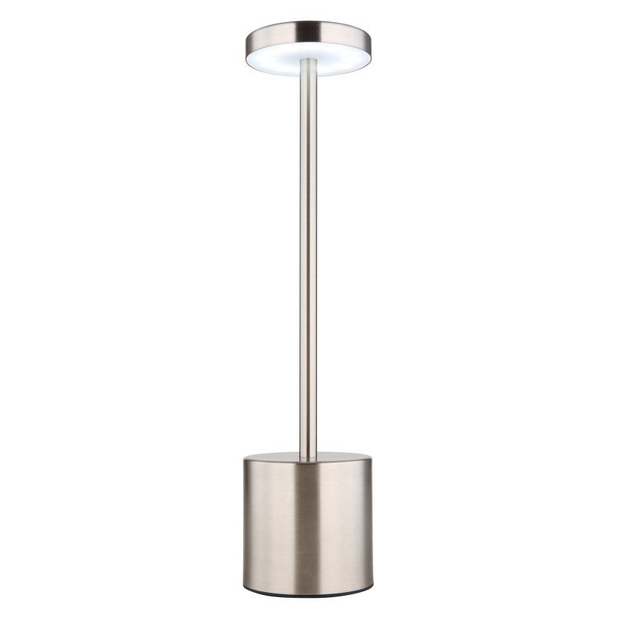 Globo - LED Prigušiva stolna lampa na dodir LED/1,2W/3,7V 2000K/3500K/7000K 1200 mAh USB mat krom