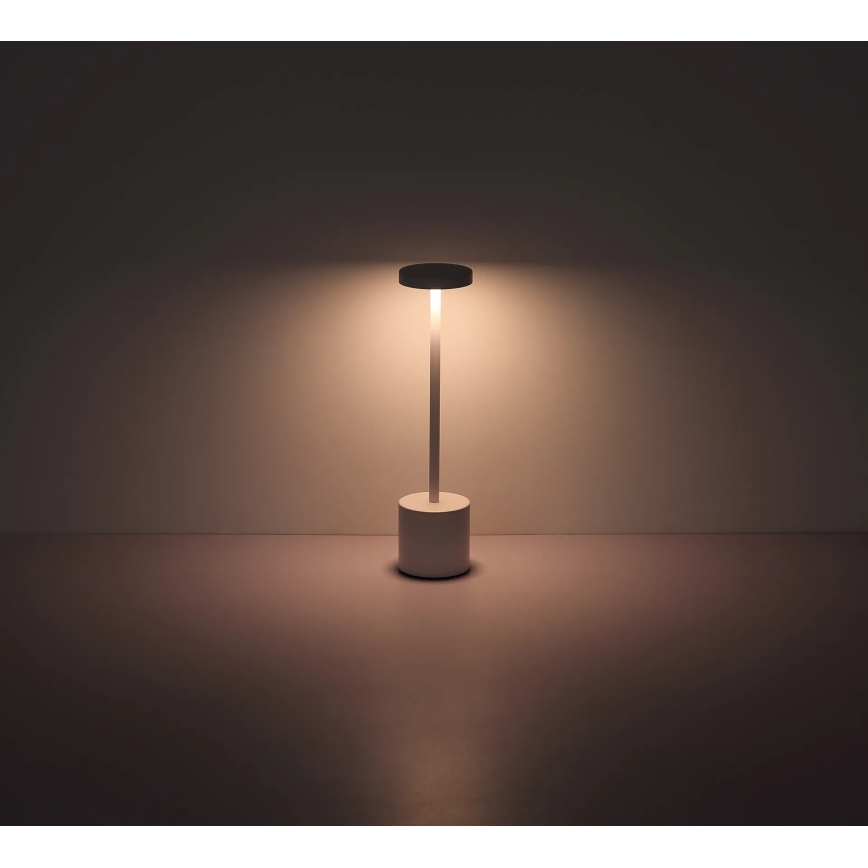 Globo - LED Prigušiva stolna lampa na dodir LED/1,2W/3,7V 2000K/3500K/7000K 1200 mAh USB bijela