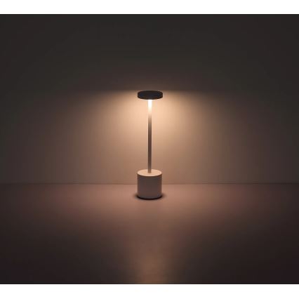 Globo - LED stolna lampa s dodirnim prigušivačem LED/1,2W/3,7V 2000K/3500K/7000K 1200 mAh USB bijela