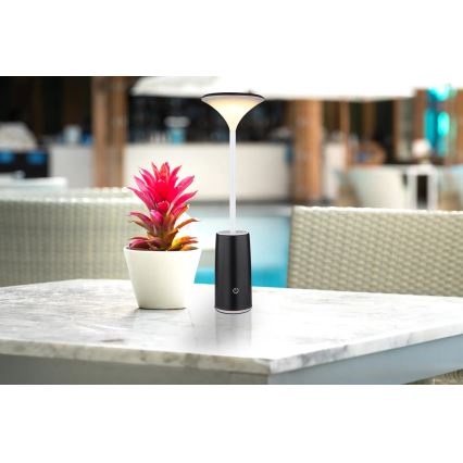 Globo - LED Prigušiva punjiva dodirna stolna lampa LED/1,2W/3,7V 3000K 1500mAh crna