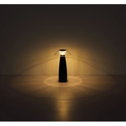 Globo - LED Prigušiva punjiva dodirna stolna lampa LED/1W/3,7V 3000K 1200mAh crna