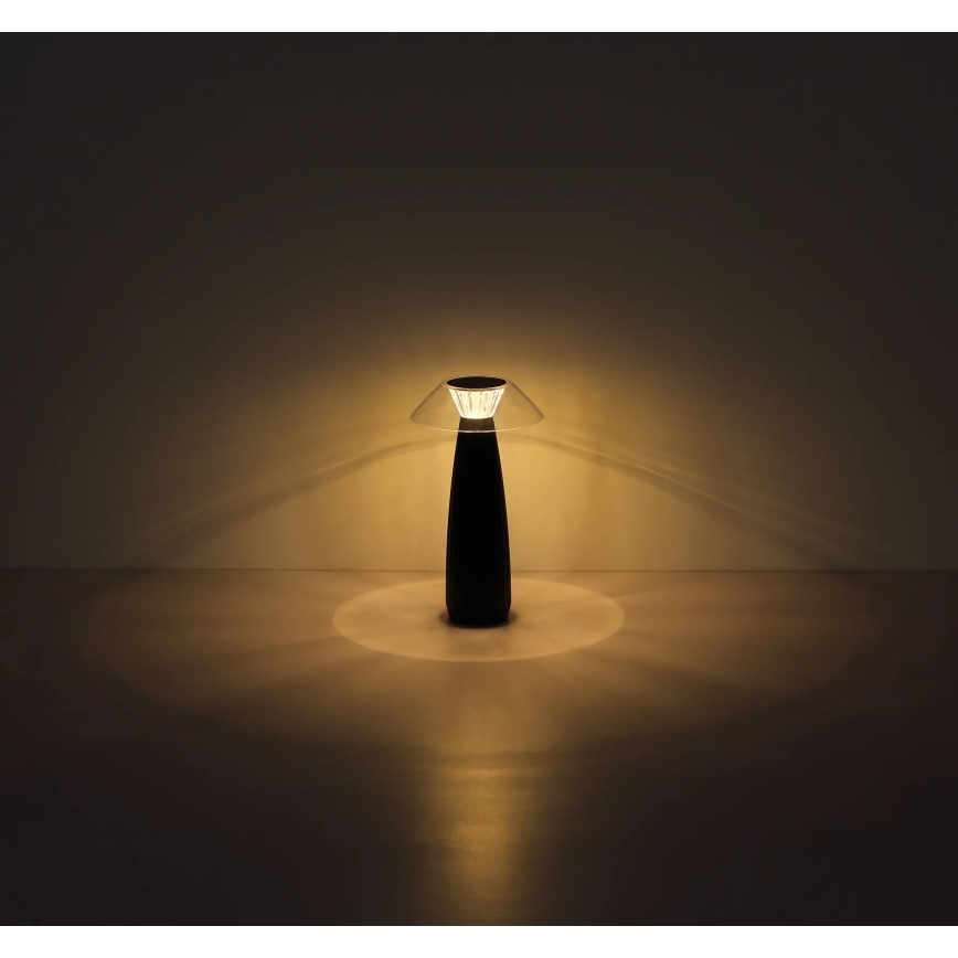 Globo - LED Prigušiva punjiva dodirna stolna lampa LED/1W/3,7V 3000K 1200mAh crna