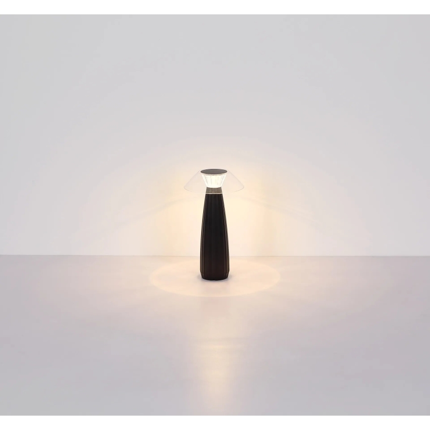 Globo - LED Prigušiva punjiva dodirna stolna lampa LED/1W/3,7V 3000K 1200mAh crna