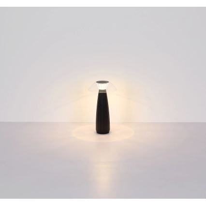 Globo - LED punjiva stolna lampa s dodirnim upravljačem, prigušivač, LED/1W/3,7V 3000K 1200mAh crna