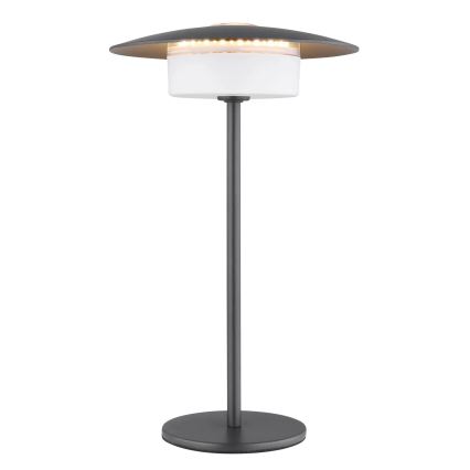 Globo - LED Vanjska punjiva dodirna stolna lampa LED/3W/3,7V 1800/2700/3000K IP44 1800 mAh siva