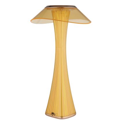 Globo - LED prigušiva i punjiva stolna lampa LED/2,5W/3,7V 1200 mAh 2700/4500/6500K zlatna