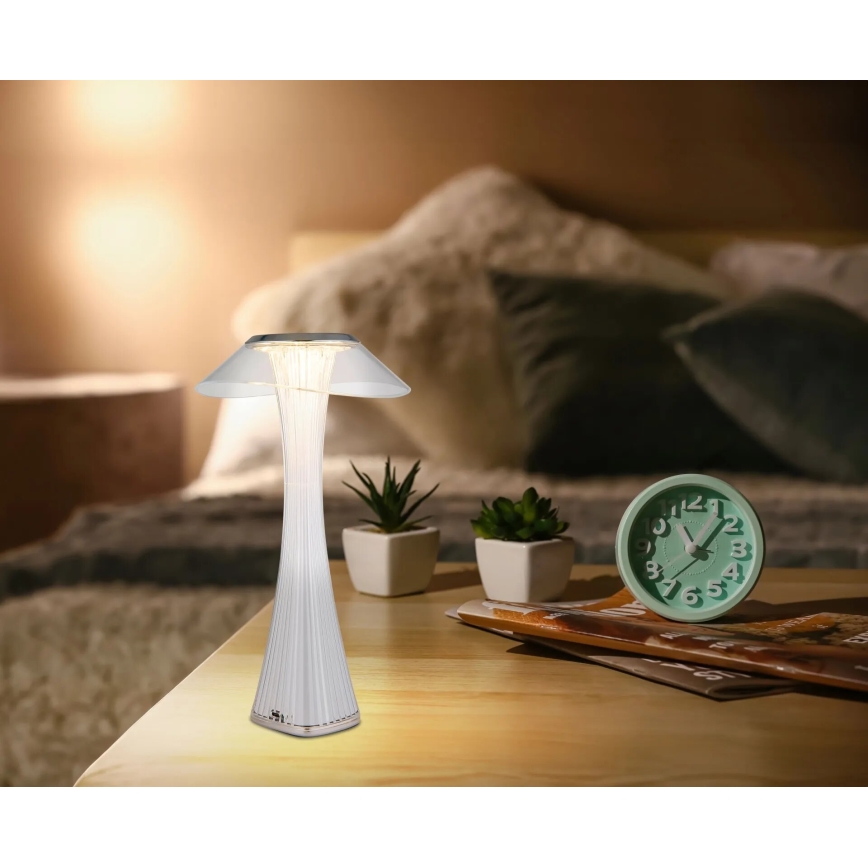 Globo - LED Prigušiva punjiva stolna lampa LED/2,5W/3,7V 1200mAh 2700K/4500K/6500K bijela