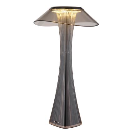 Globo - LED Prigušiva punjiva stolna lampa LED/2,5W/3,7V 1200mAh 2700K/4500K/6500K crna
