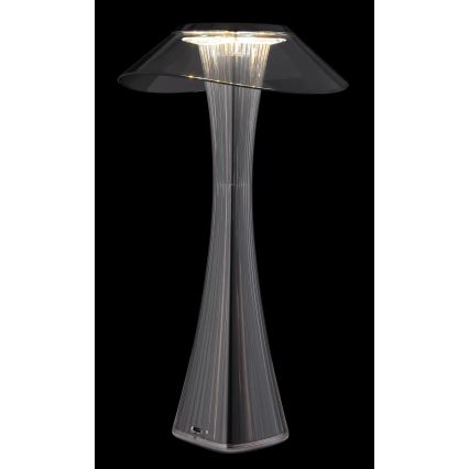 Globo - LED Prigušiva punjiva stolna lampa LED/2,5W/3,7V 1200mAh 2700K/4500K/6500K crna