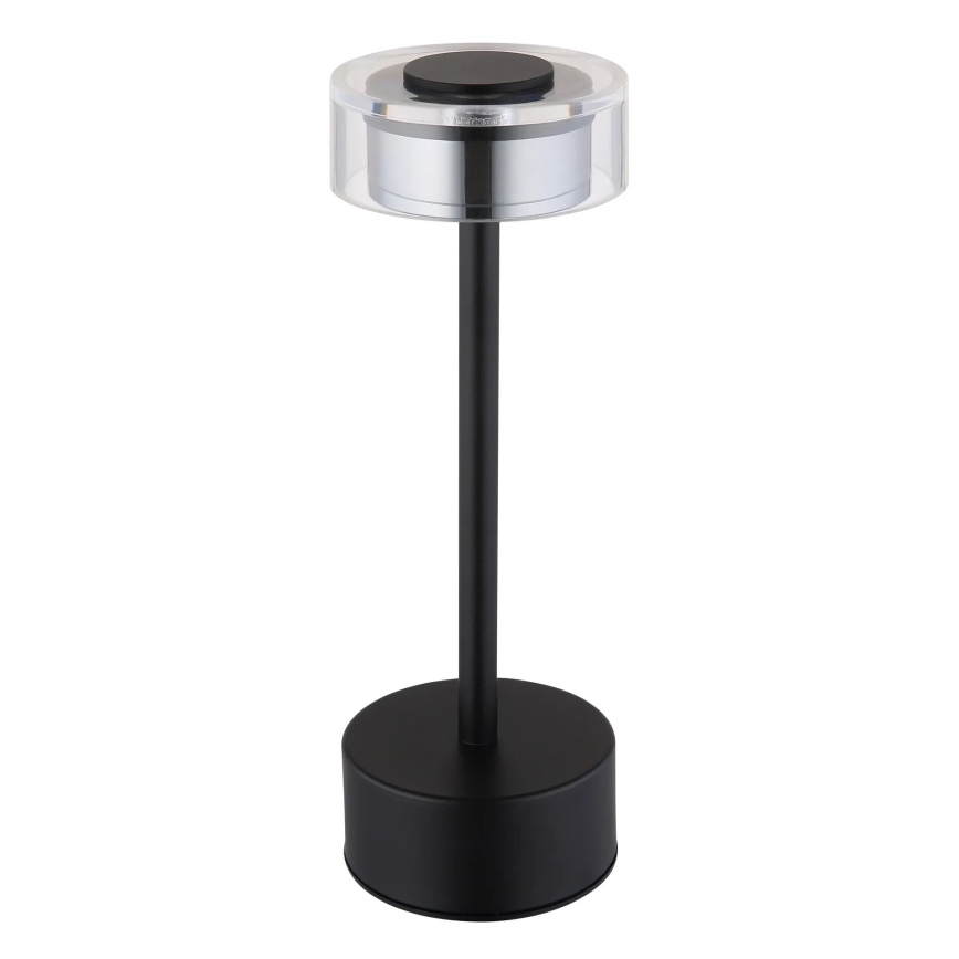 Globo - LED Prigušiva punjiva dodirna stolna lampa LED/2,5W/3,7V 2700/4000/6500K 1800mAh crna