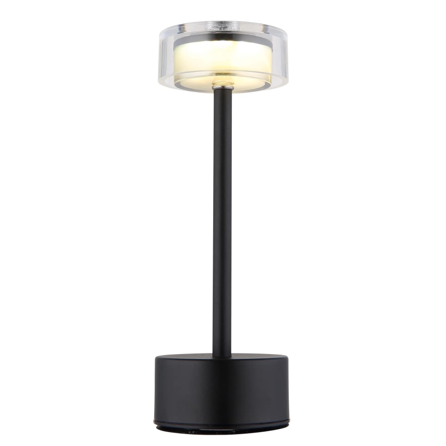 Globo - LED Prigušiva punjiva dodirna stolna lampa LED/2,5W/3,7V 2700/4000/6500K 1800mAh crna