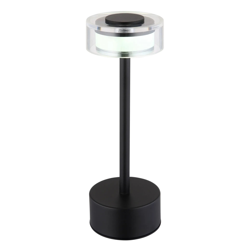 Globo - LED Prigušiva punjiva dodirna stolna lampa LED/2,5W/3,7V 2700/4000/6500K 1800mAh crna