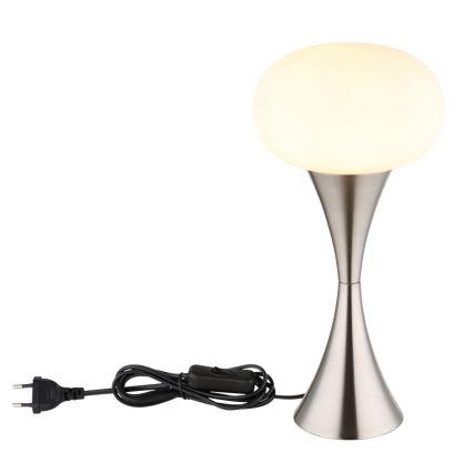 Globo - Stolna lampa 1xE14/25W/230V mat krom